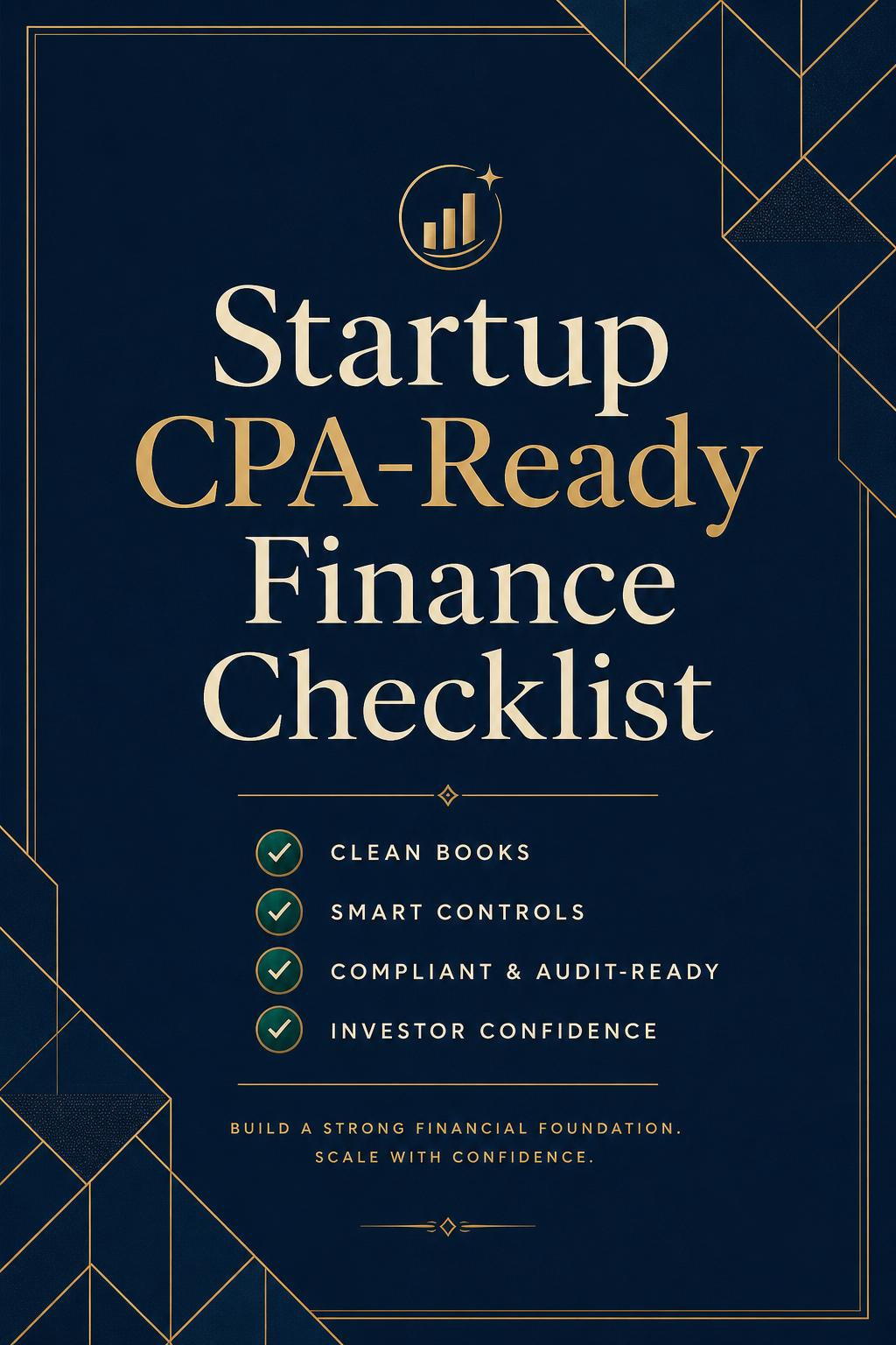 Startup CPA-Ready Finance Checklist cover